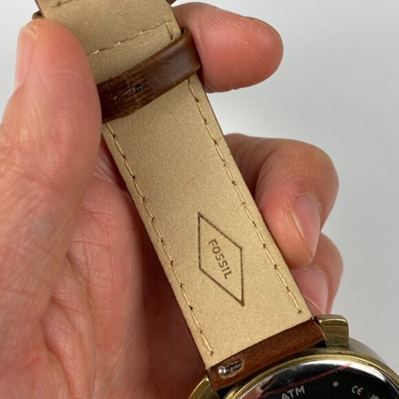 Fossil BQ2099 Rhett Chronograph Brown Leather Watch - Picture 7 of 9